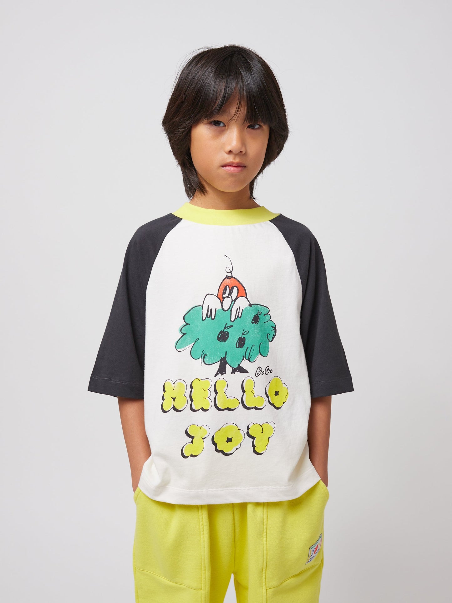 Hello Joy ranglan sleeves T shirt