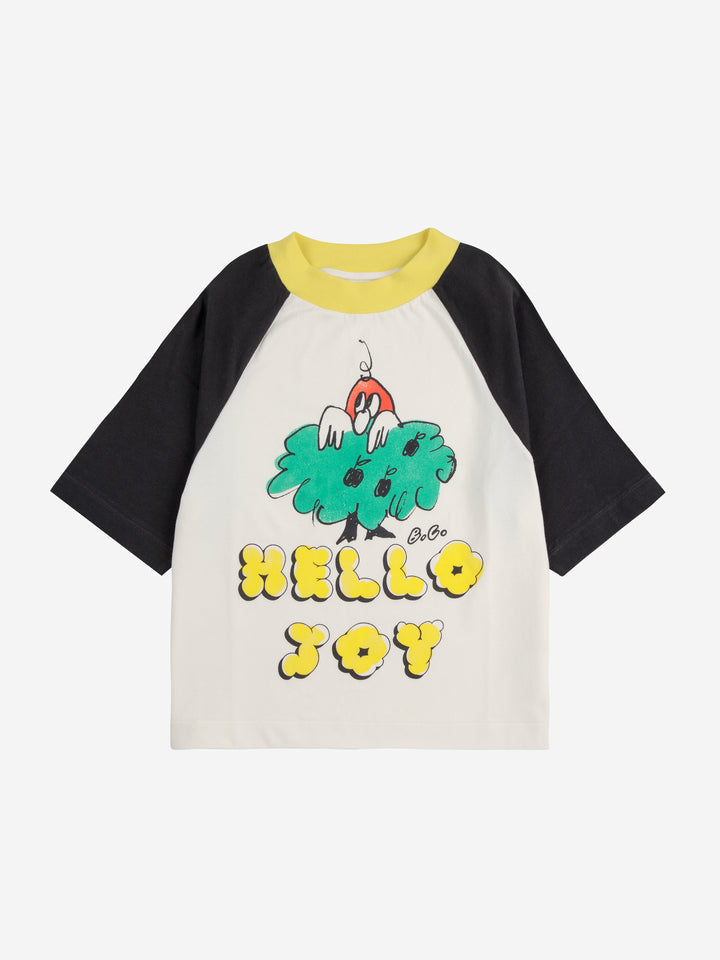 Hello Joy ranglan sleeves T shirt