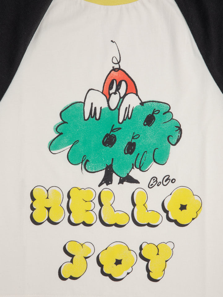 Hello Joy ranglan sleeves T-shirt