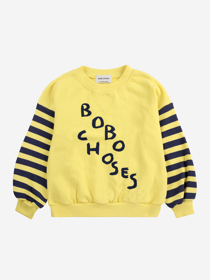 Diagonal Bobo Choses sweatshirt