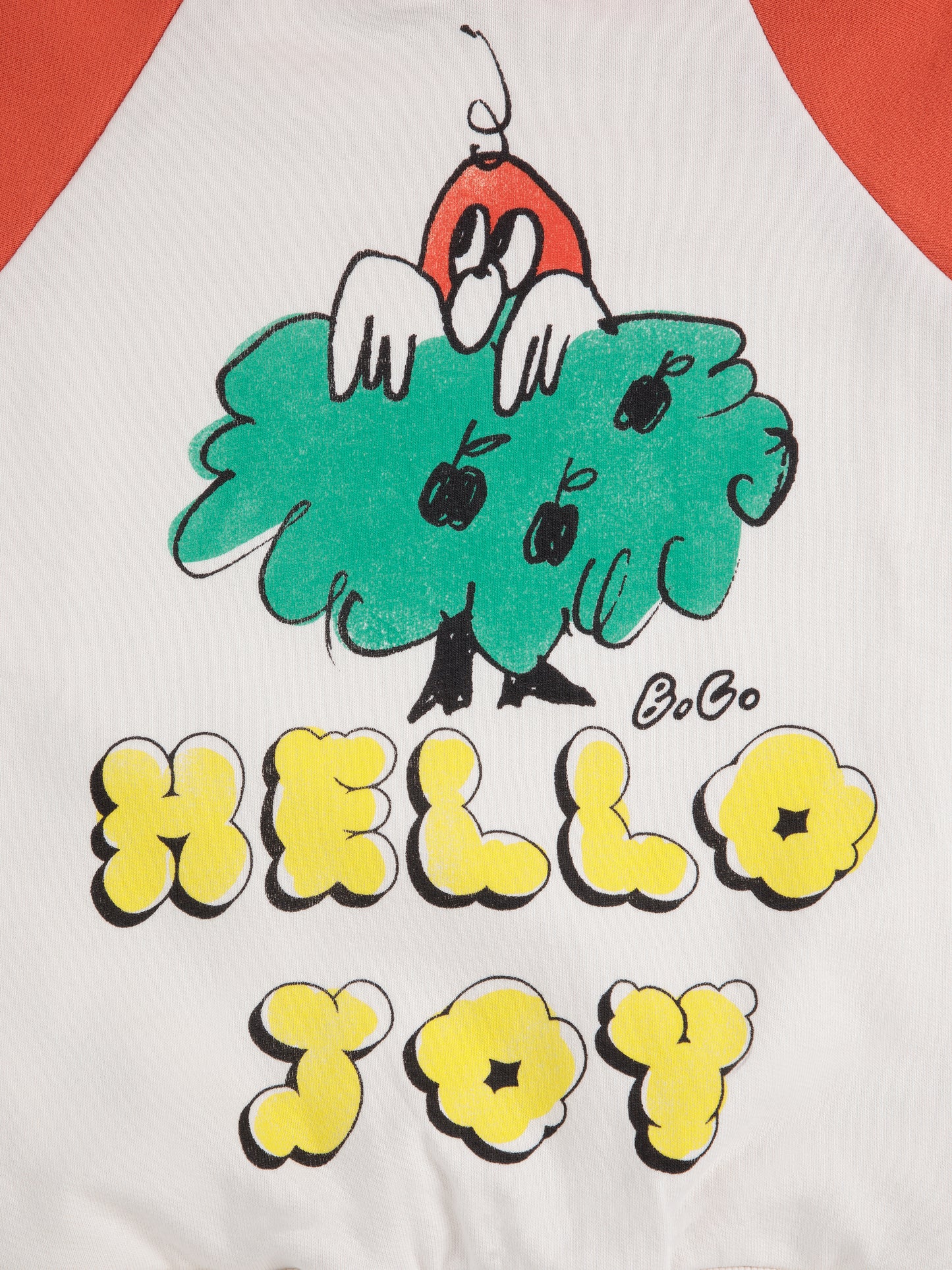 Hello Joy ranglan sleeves hoodie