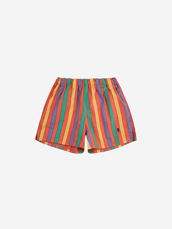 Multicolor Stripes woven shorts