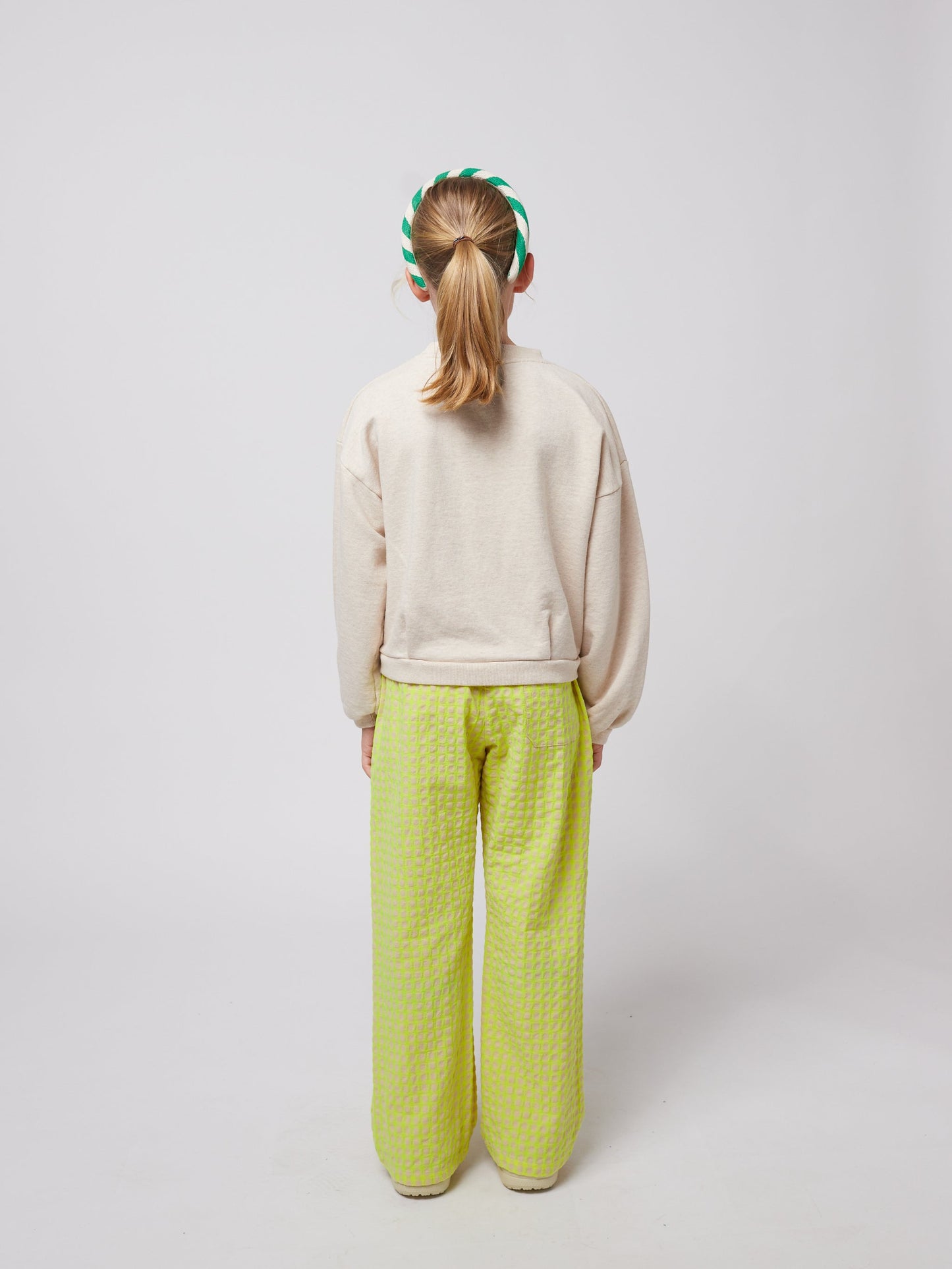 Vichy woven pants