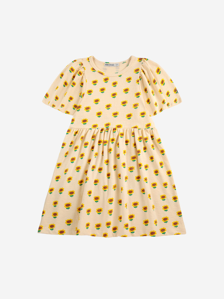 Sunflower all over dress