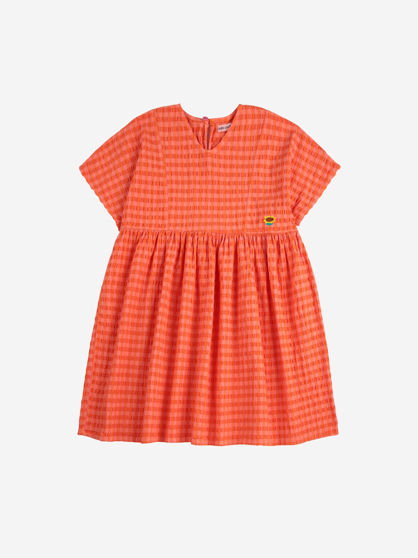 Vichy woven dress