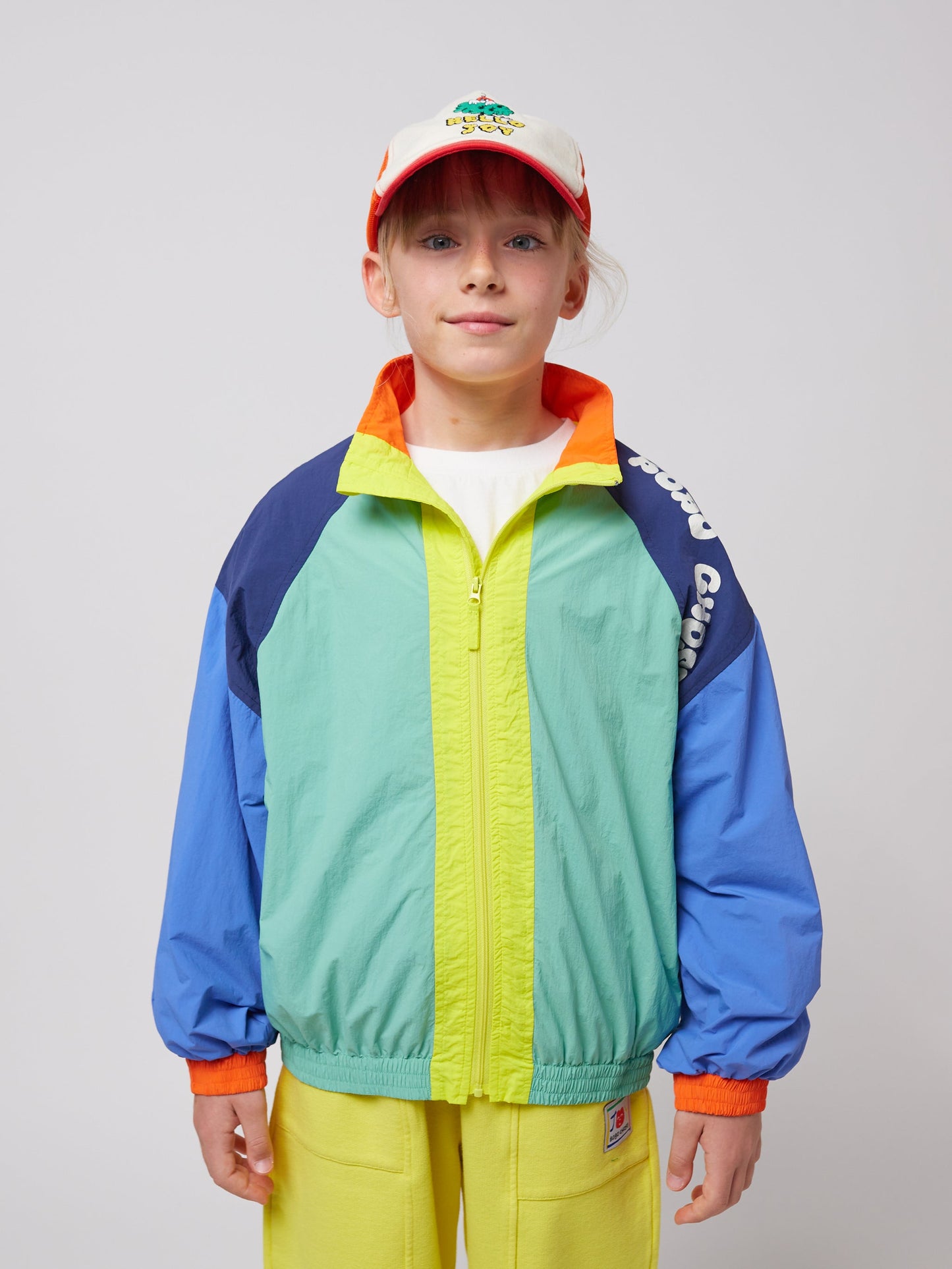 Wavy Bobo Choses color block tracksuit jacket