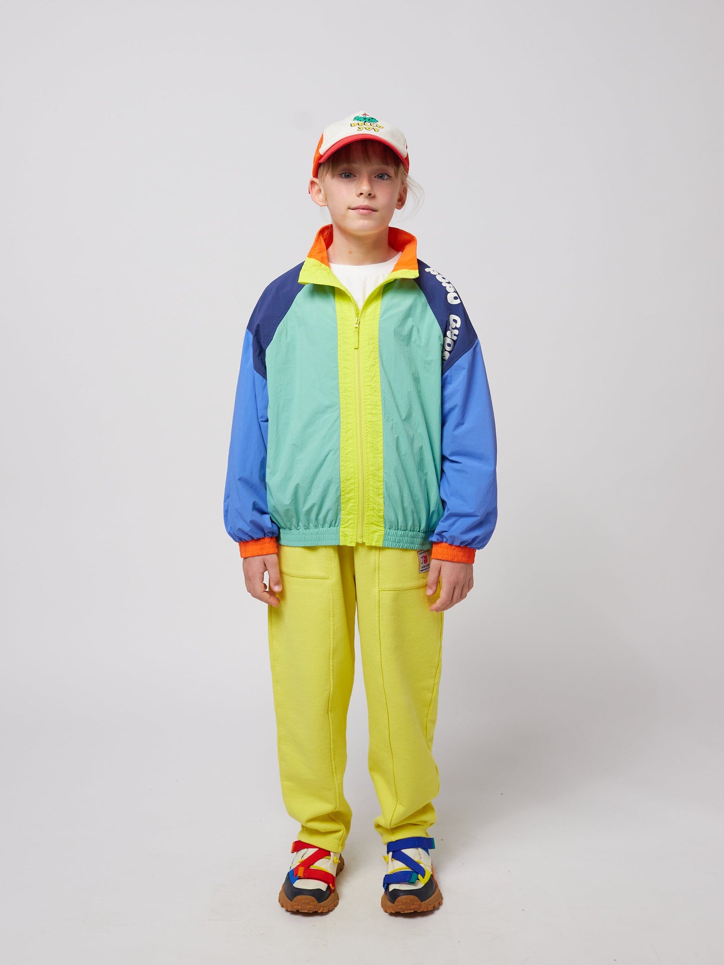 Wavy Bobo Choses color block tracksuit jacket