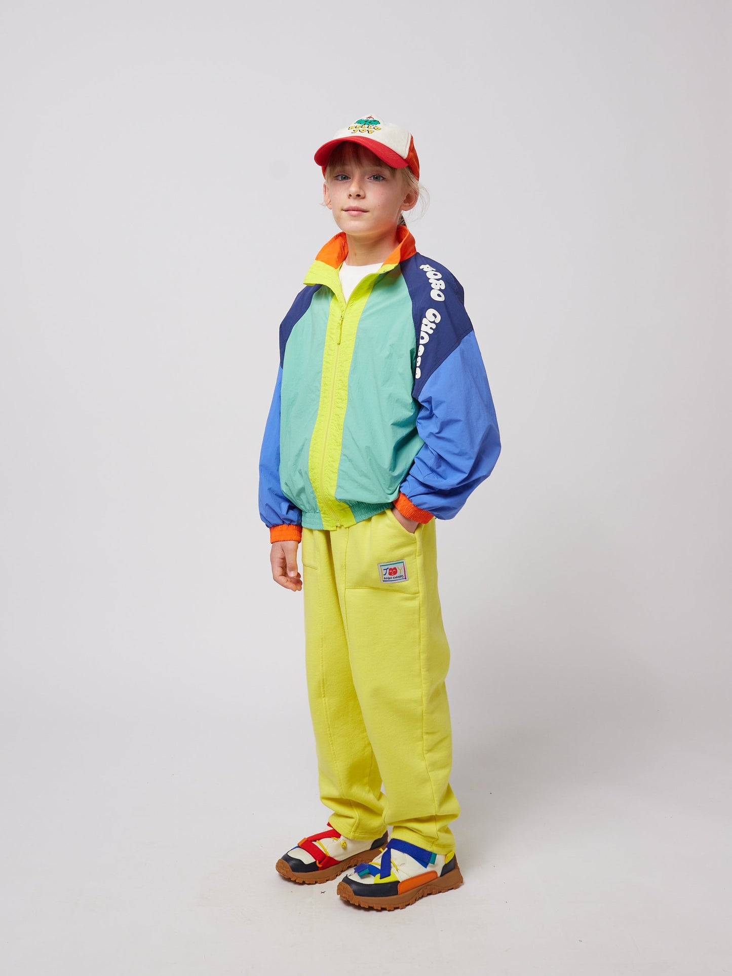 Wavy Bobo Choses color block tracksuit jacket