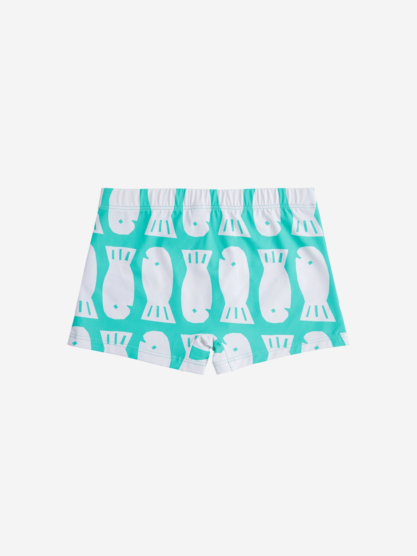 Lucky Fish all over square cut swim shorts