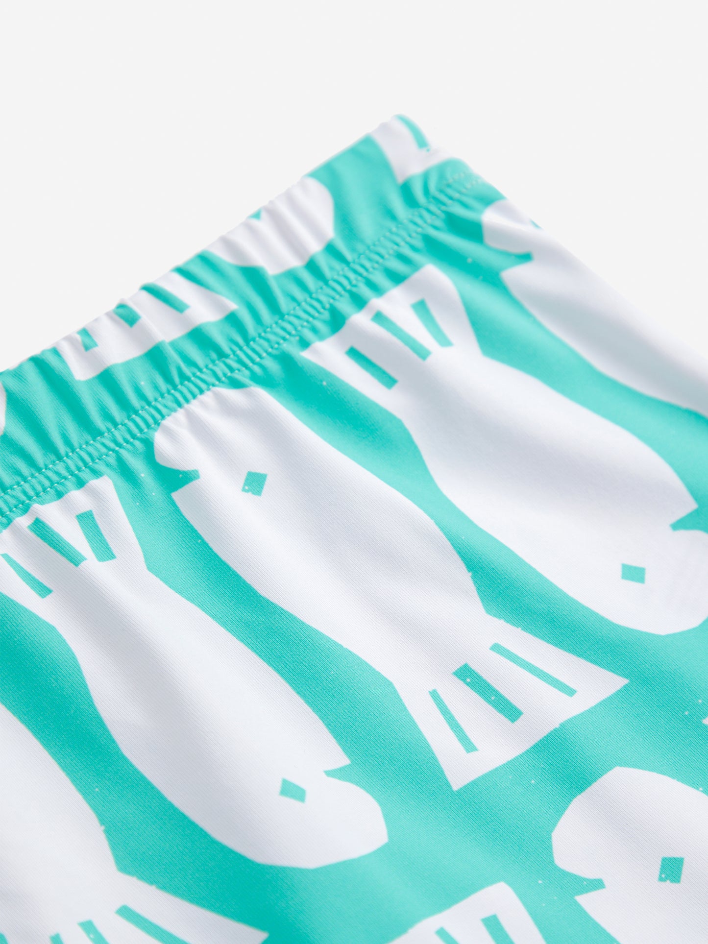 Lucky Fish all over square cut swim shorts