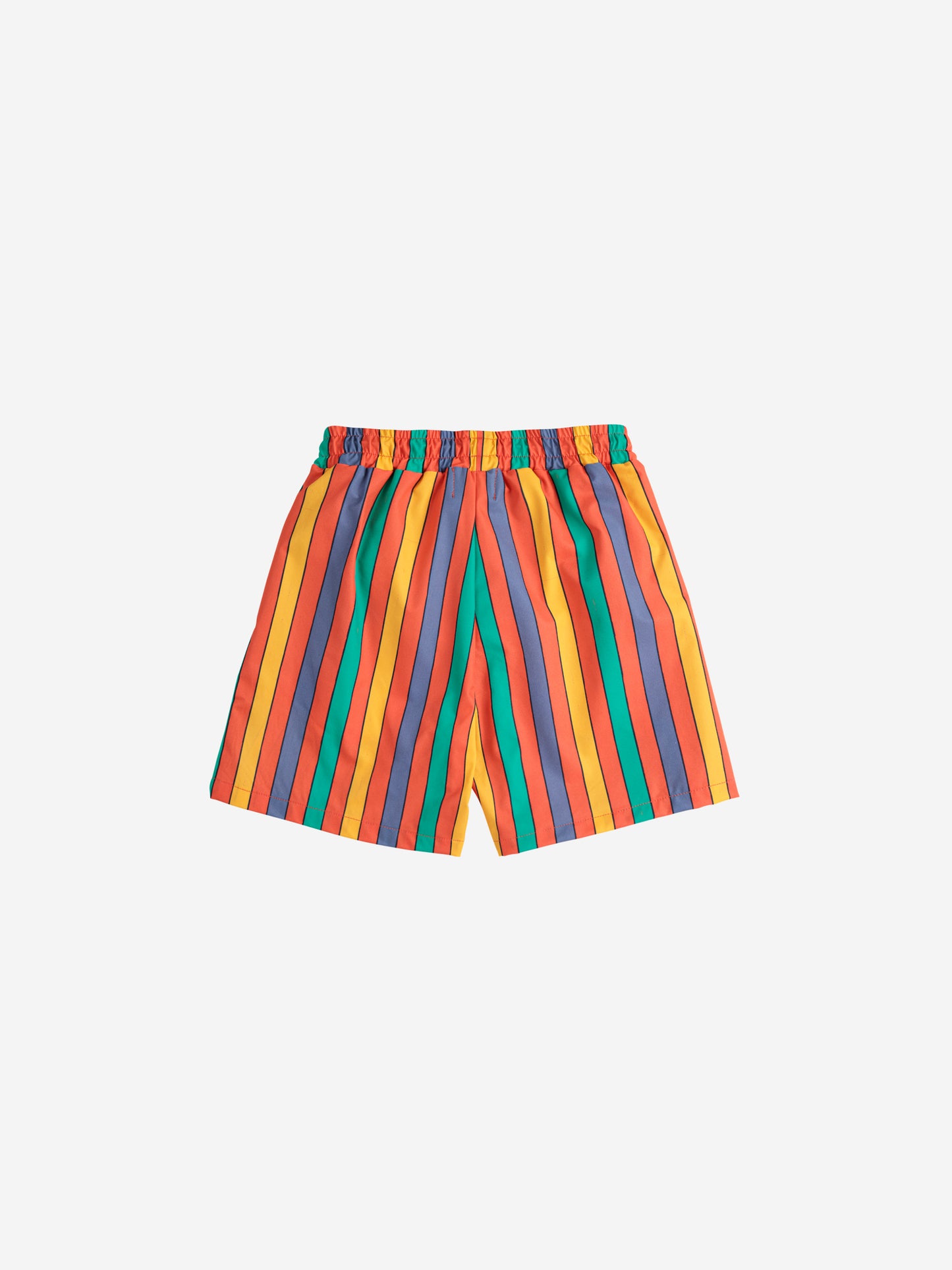 Multicolor Stripes swim board shorts