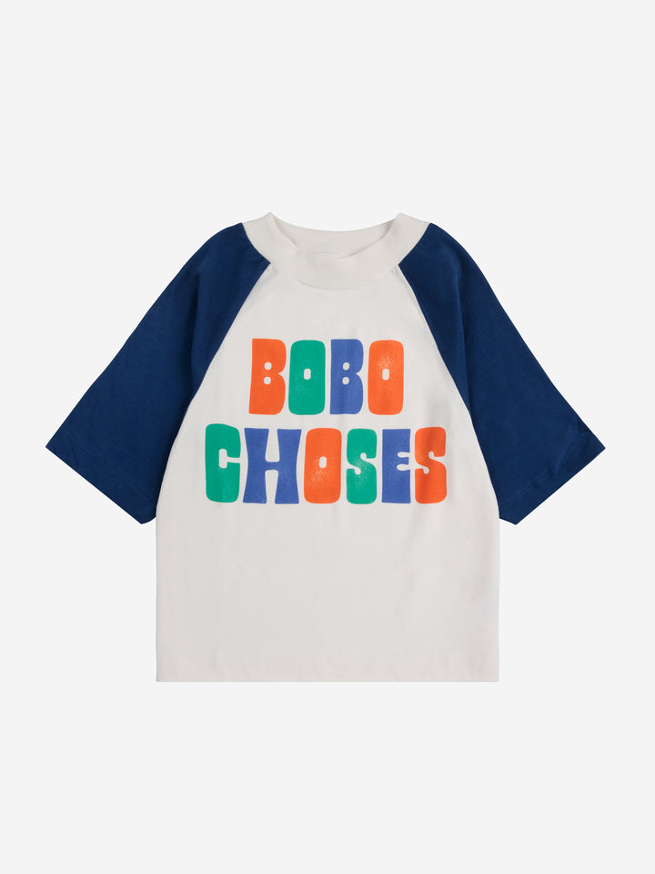 Multicolor Bobo Choses ranglan T shirt