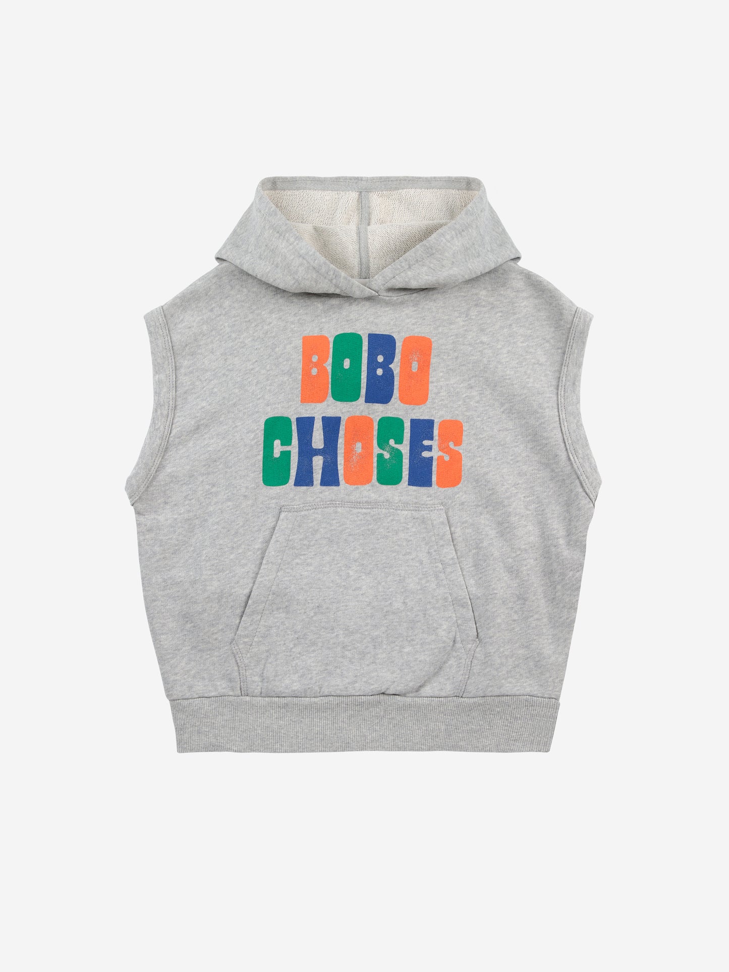 Multicolor Bobo Choses sleeveless hoodie