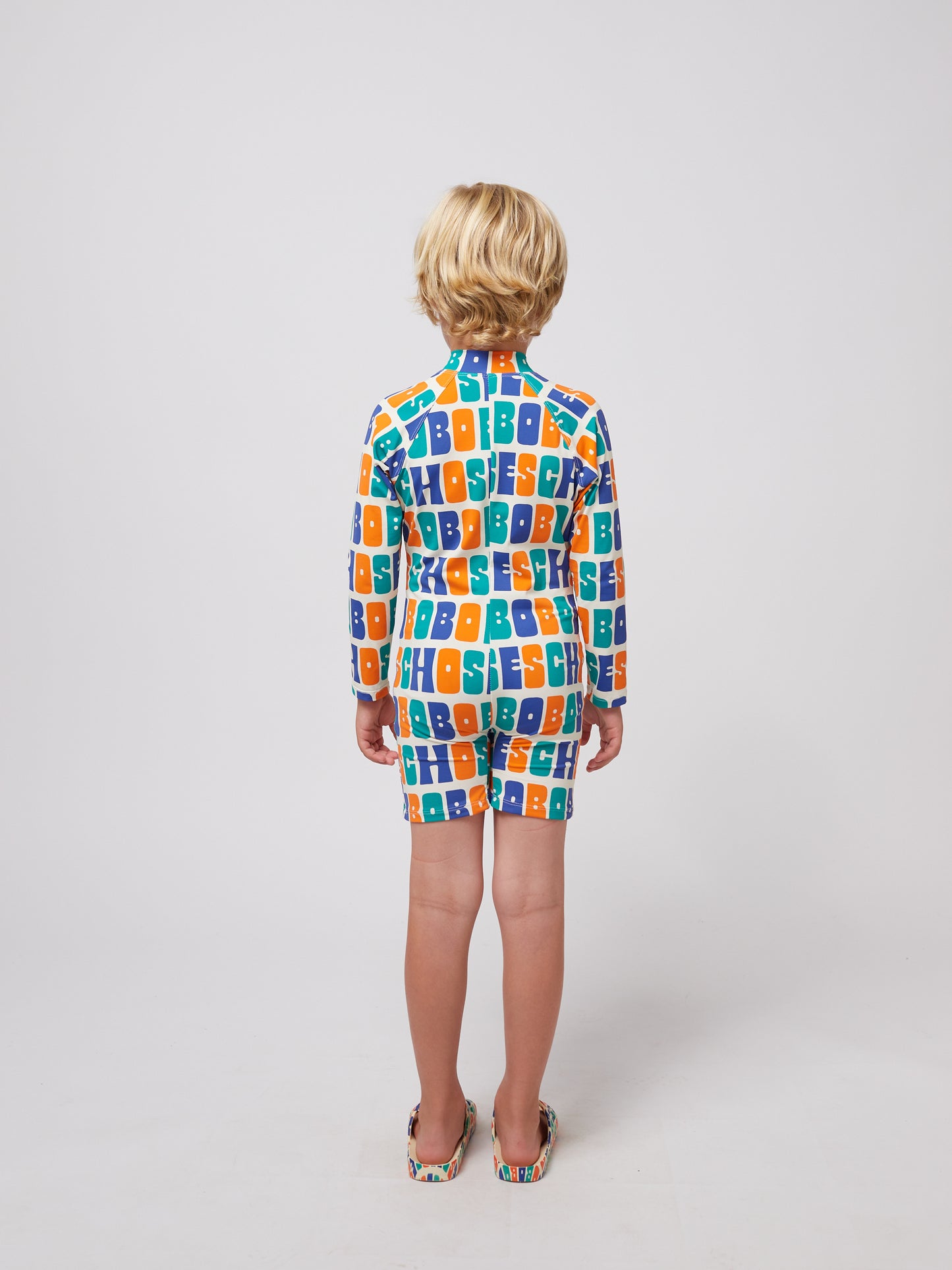 Multicolor Bobo Choses all over swim overall