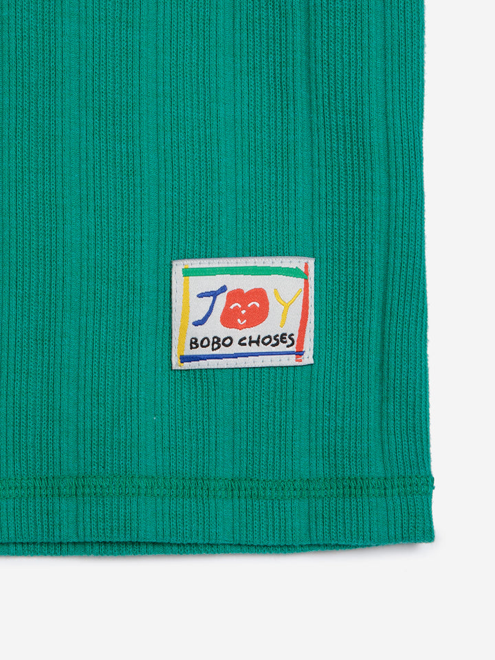 リブTシャツ
