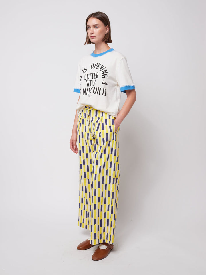 Joy Is color block T-shirt
