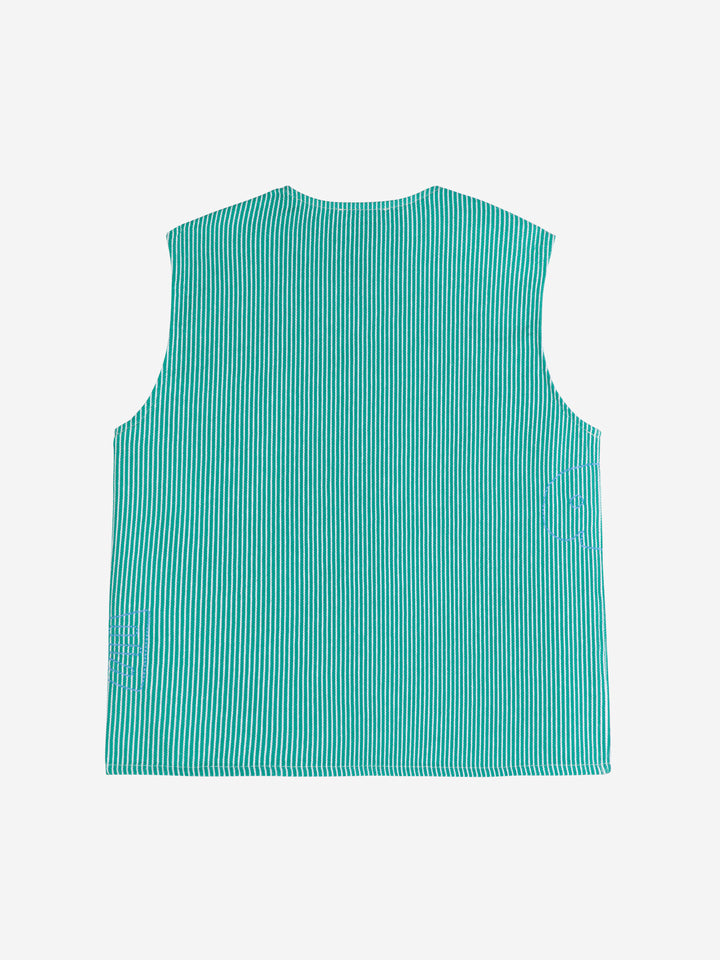 Luchy fish embroidery shirt