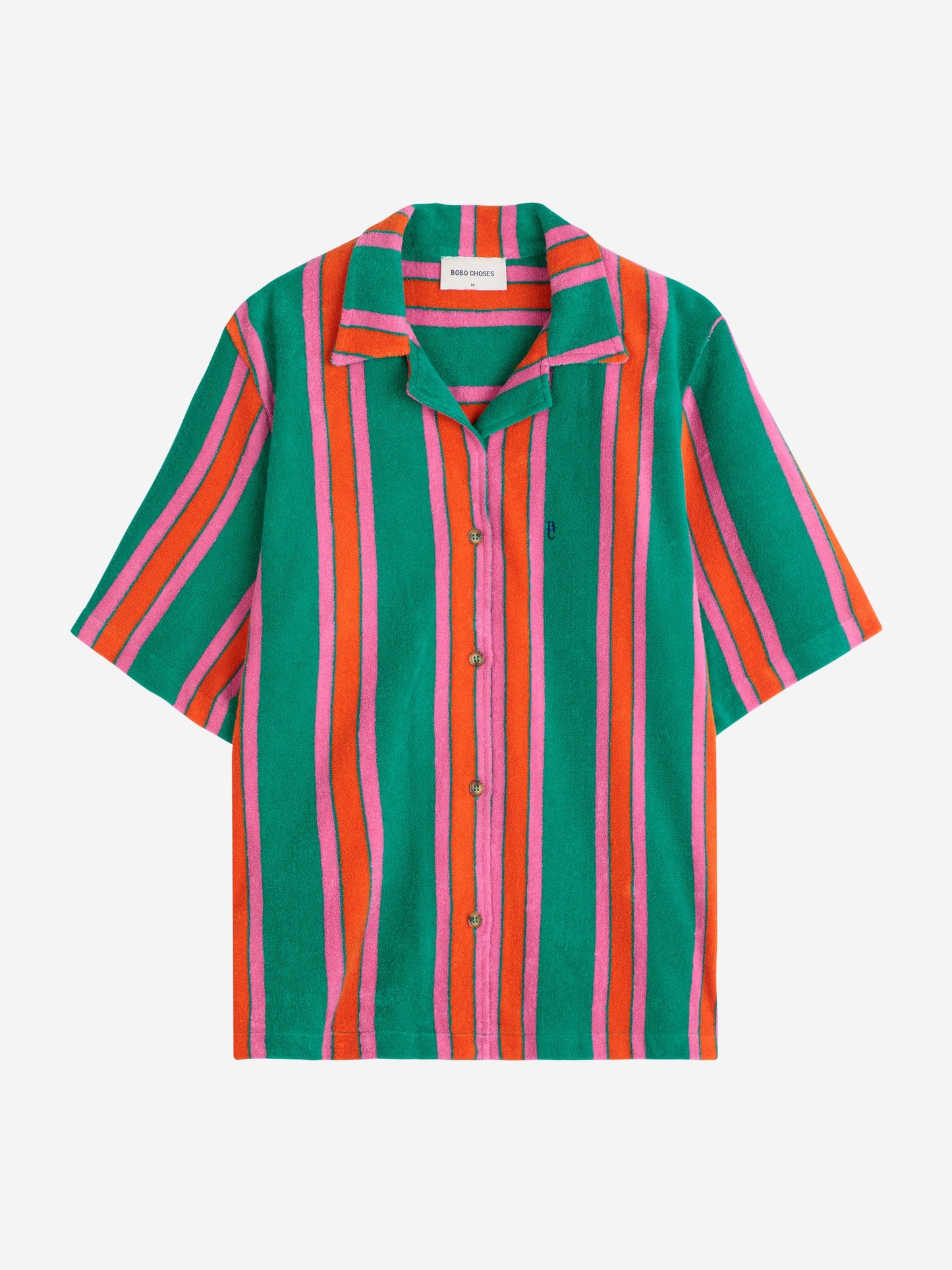 Striped terry shirt