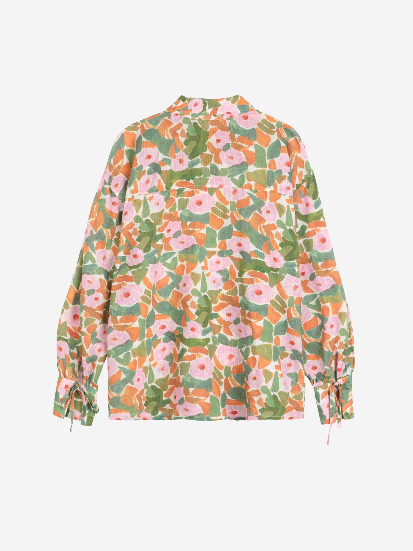 Floral print relaxed shirt