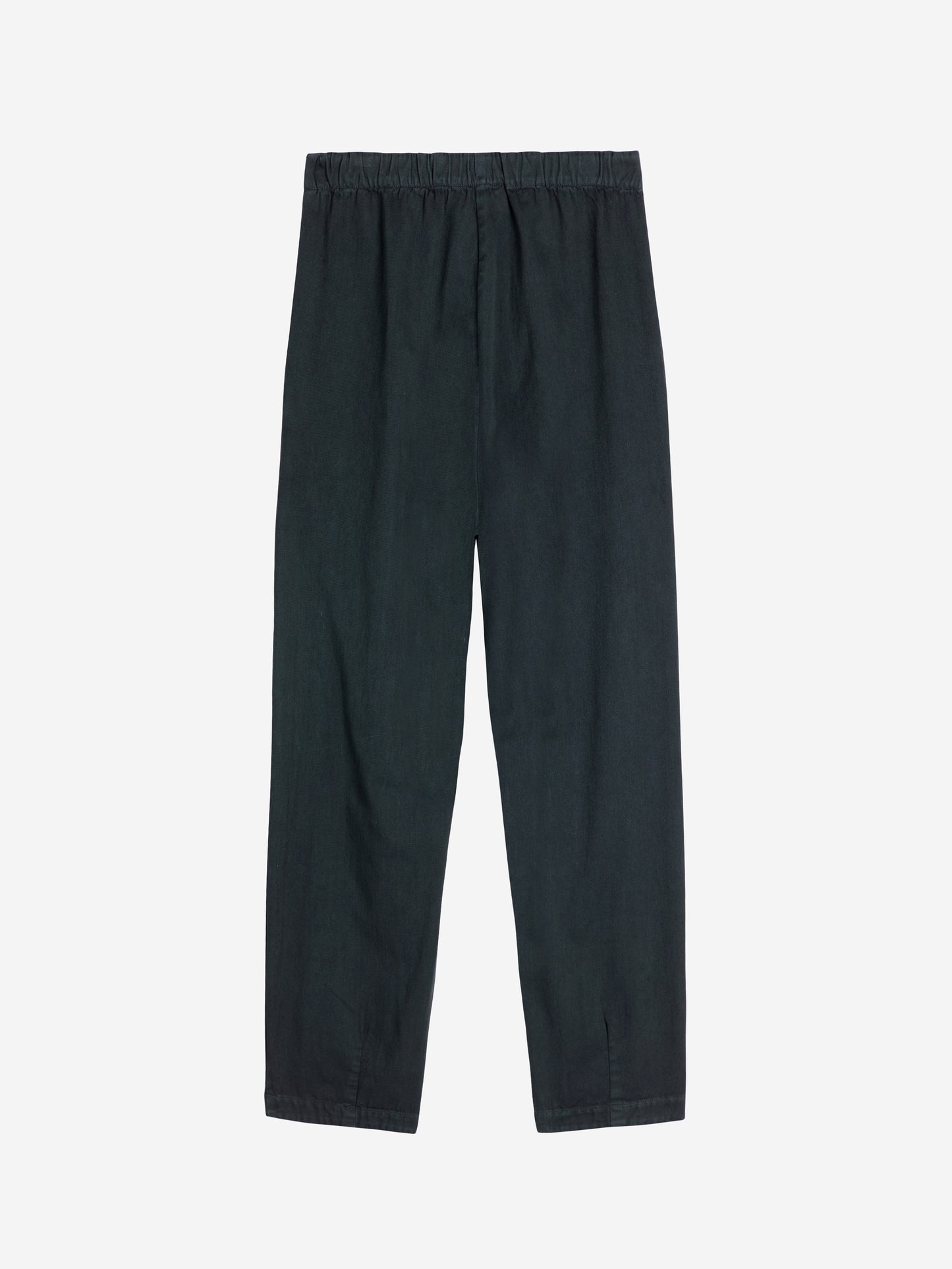 Pleated straight leg trousers