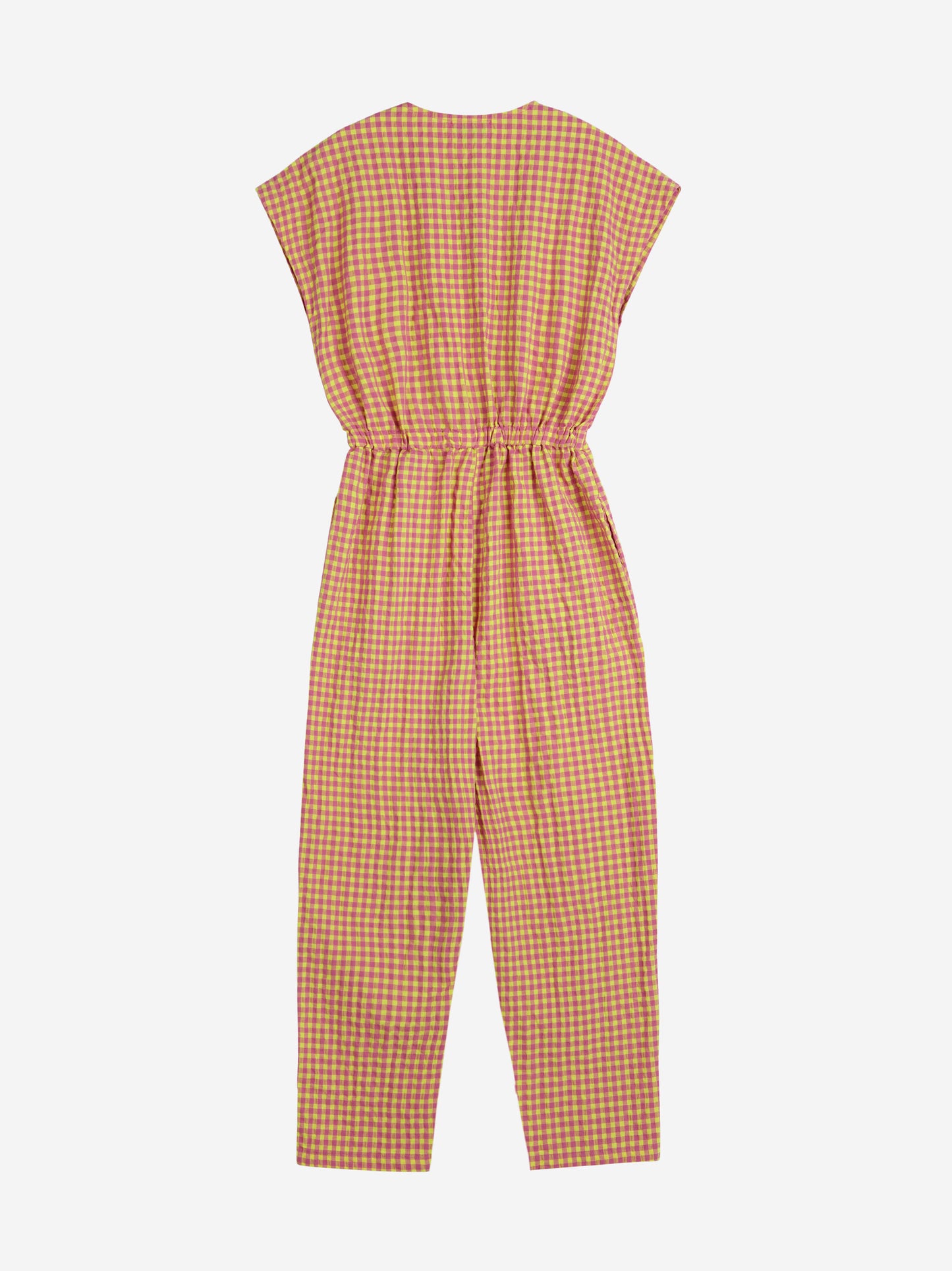 Vichy relaxed jumpsuit