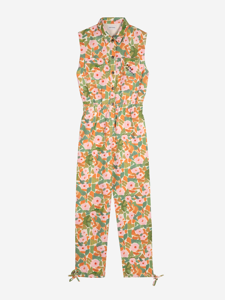 Floral print relaxed jumpsuit