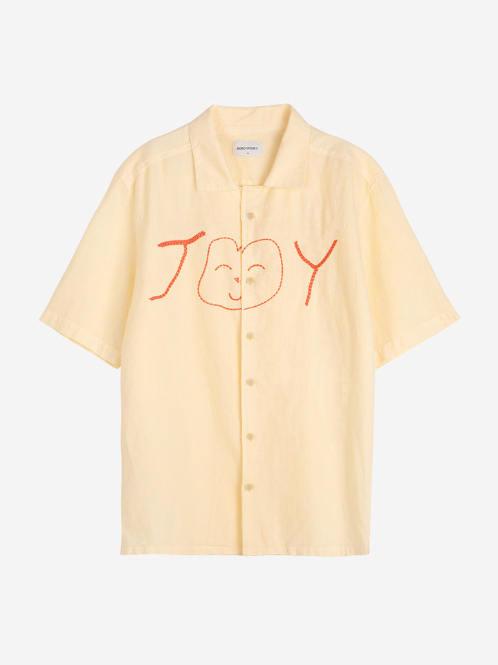 Joy embroidery unisex shirt