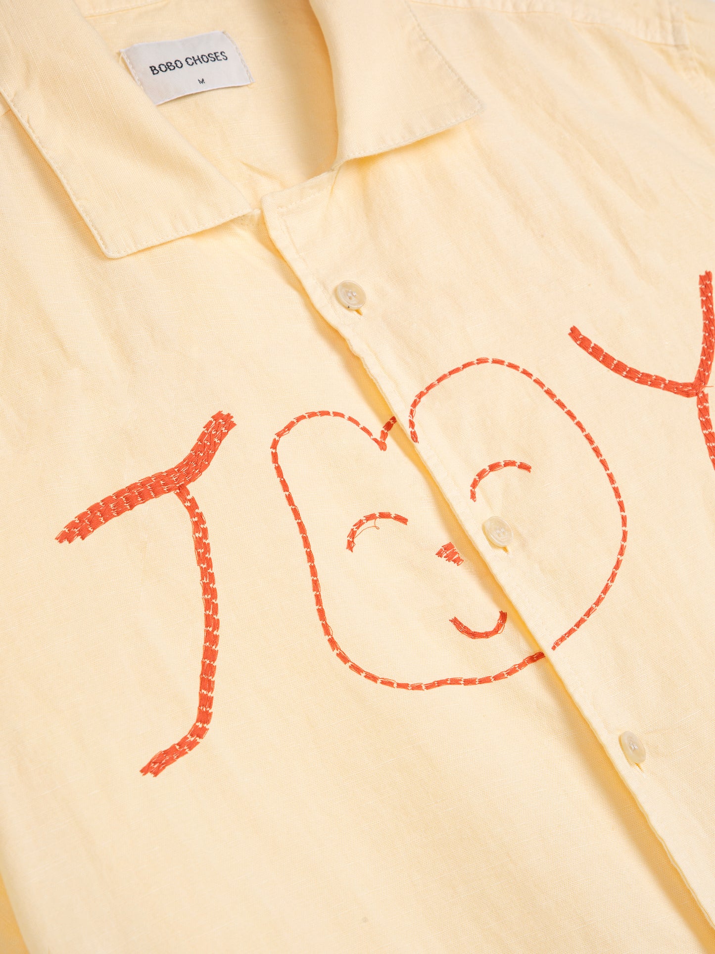 Joy embroidery unisex shirt