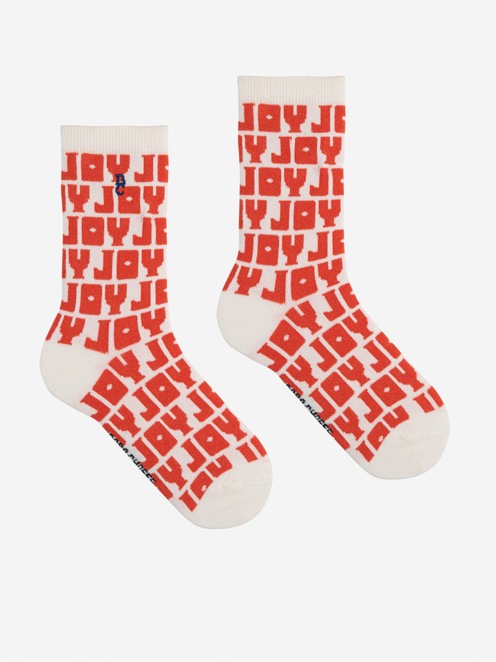 Joy all over long socks