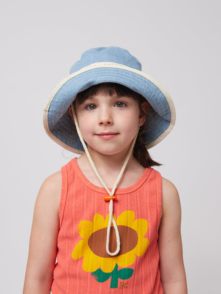 Light denim bucket hat for Children | Bobo Choses – BOBO