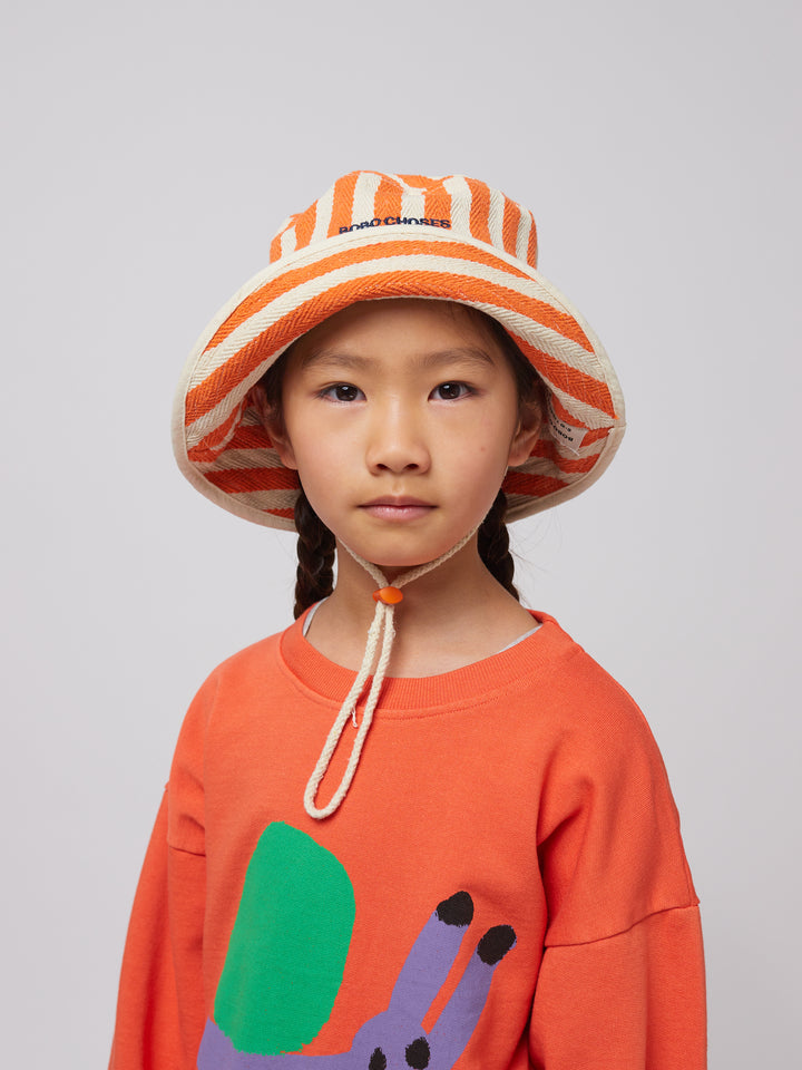 Bobo Choses Striped bucket hat