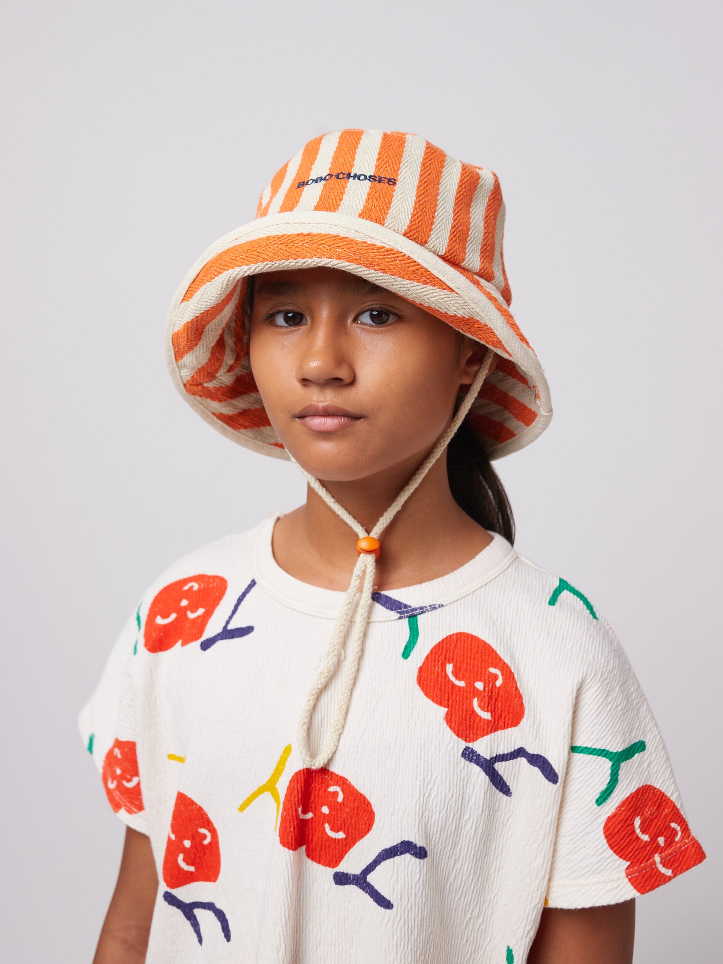 Bobo Choses Striped bucket hat