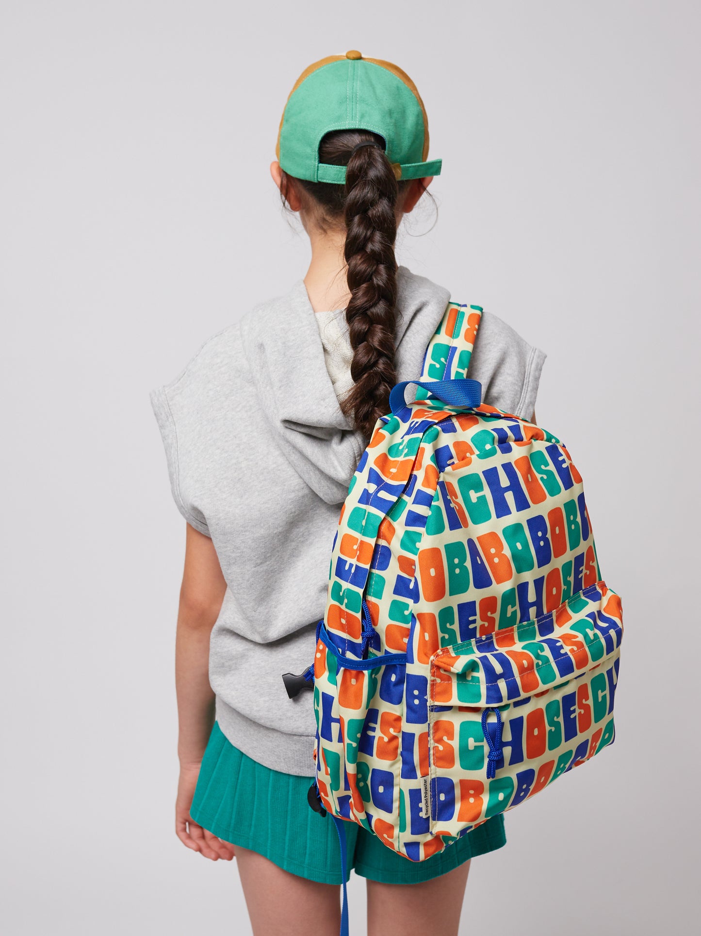 Multicolor Bobo Choses all over backpack