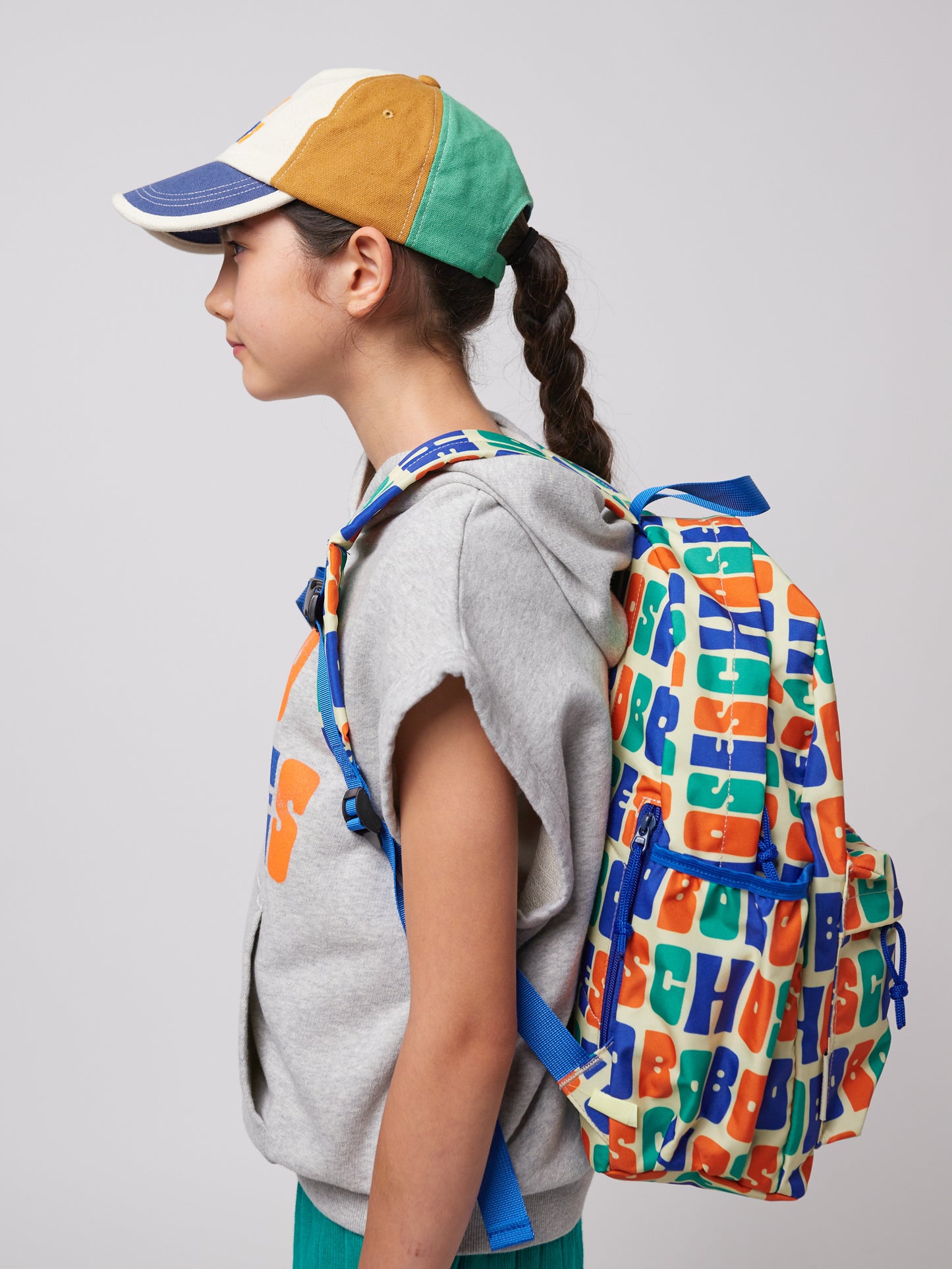 Multicolor Bobo Choses all over backpack