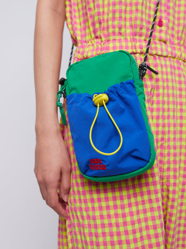 Color block technical mini bag