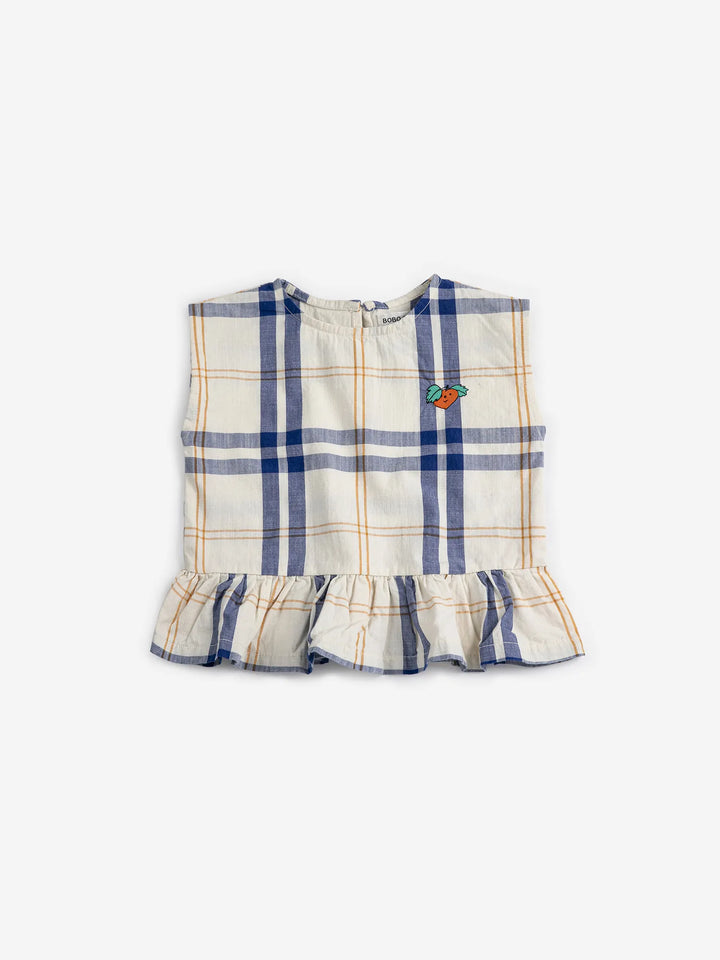 Fun Tartan woven blouse