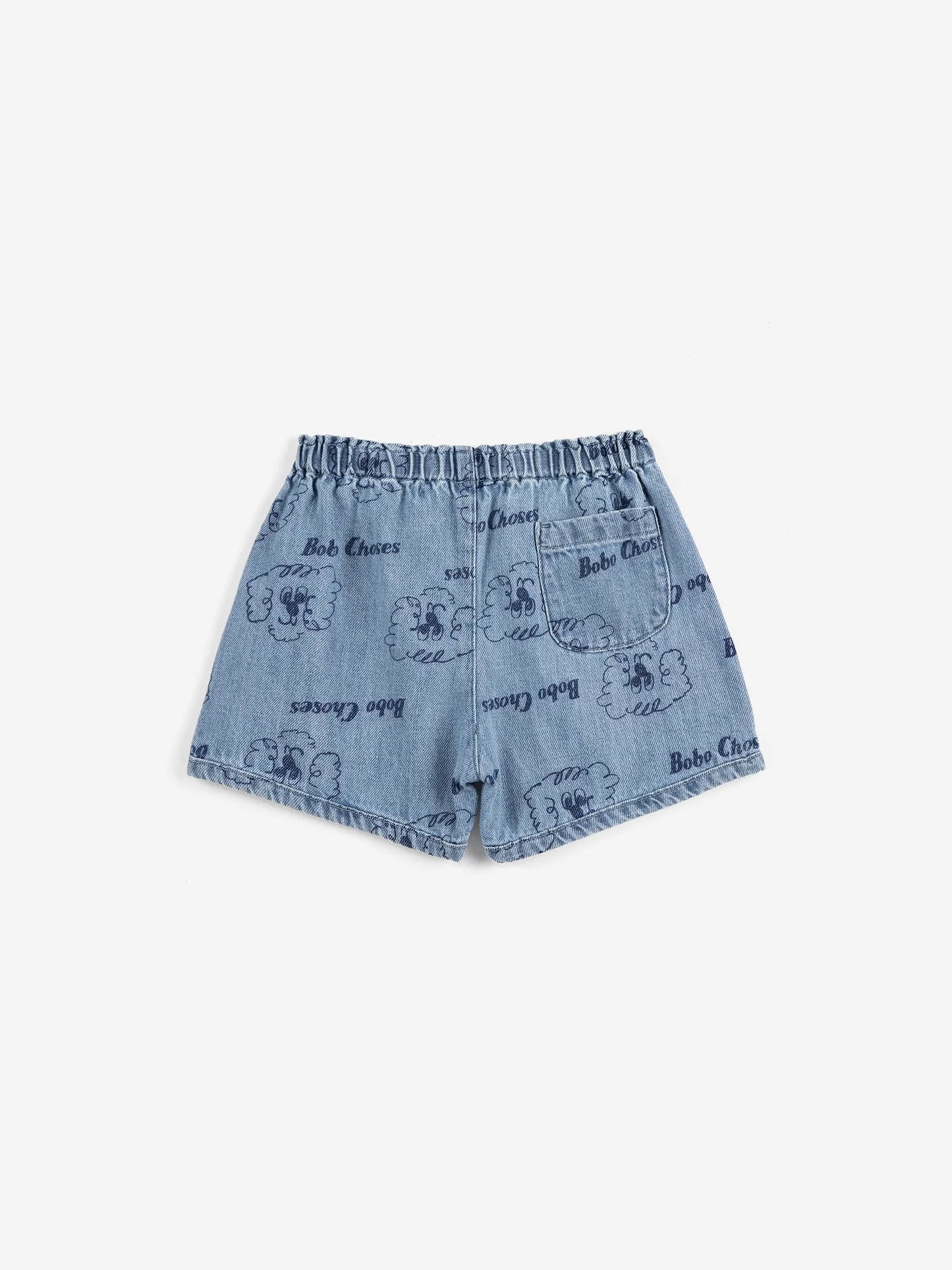 Pickles The Dog all over denim short