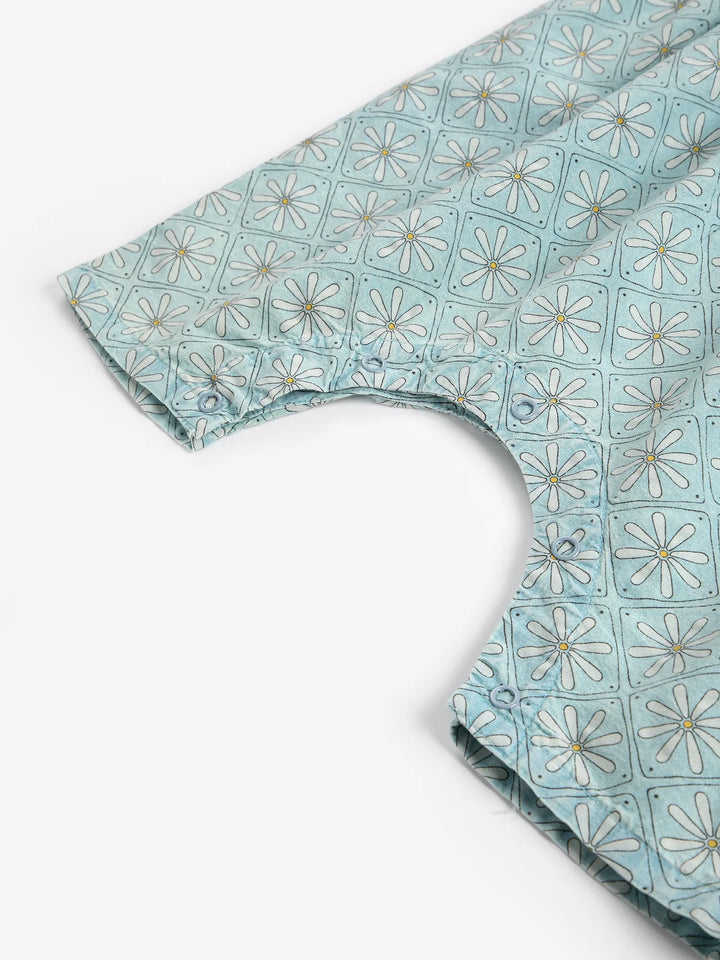 Daisy Mosaic all over woven overall