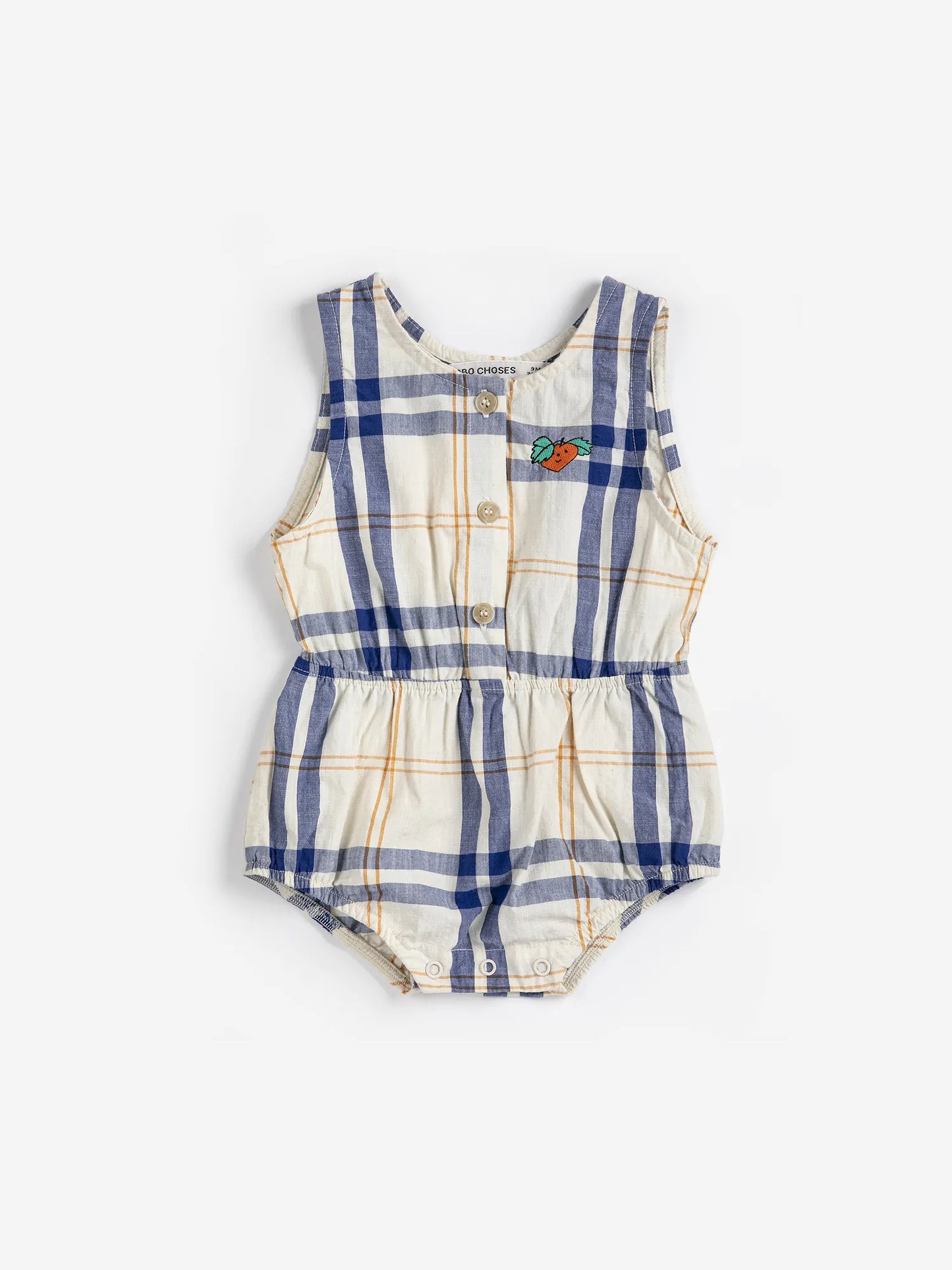 Fun Tartan woven romper