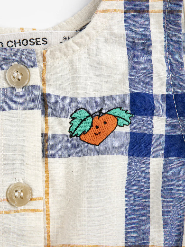 Fun Tartan woven romper