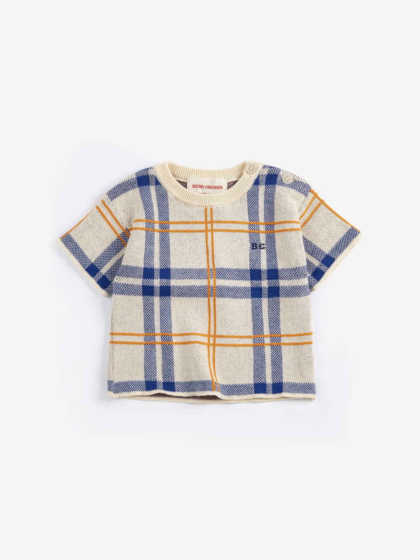 Fun Tartan knitted T-shirt