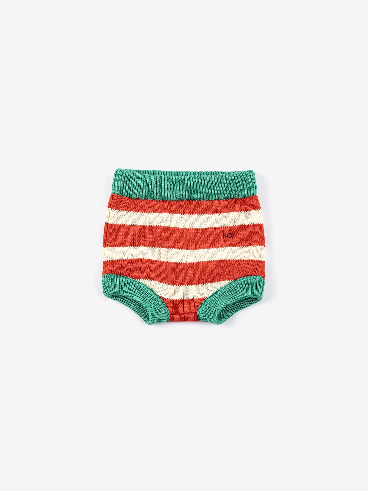 Striped knitted culotte