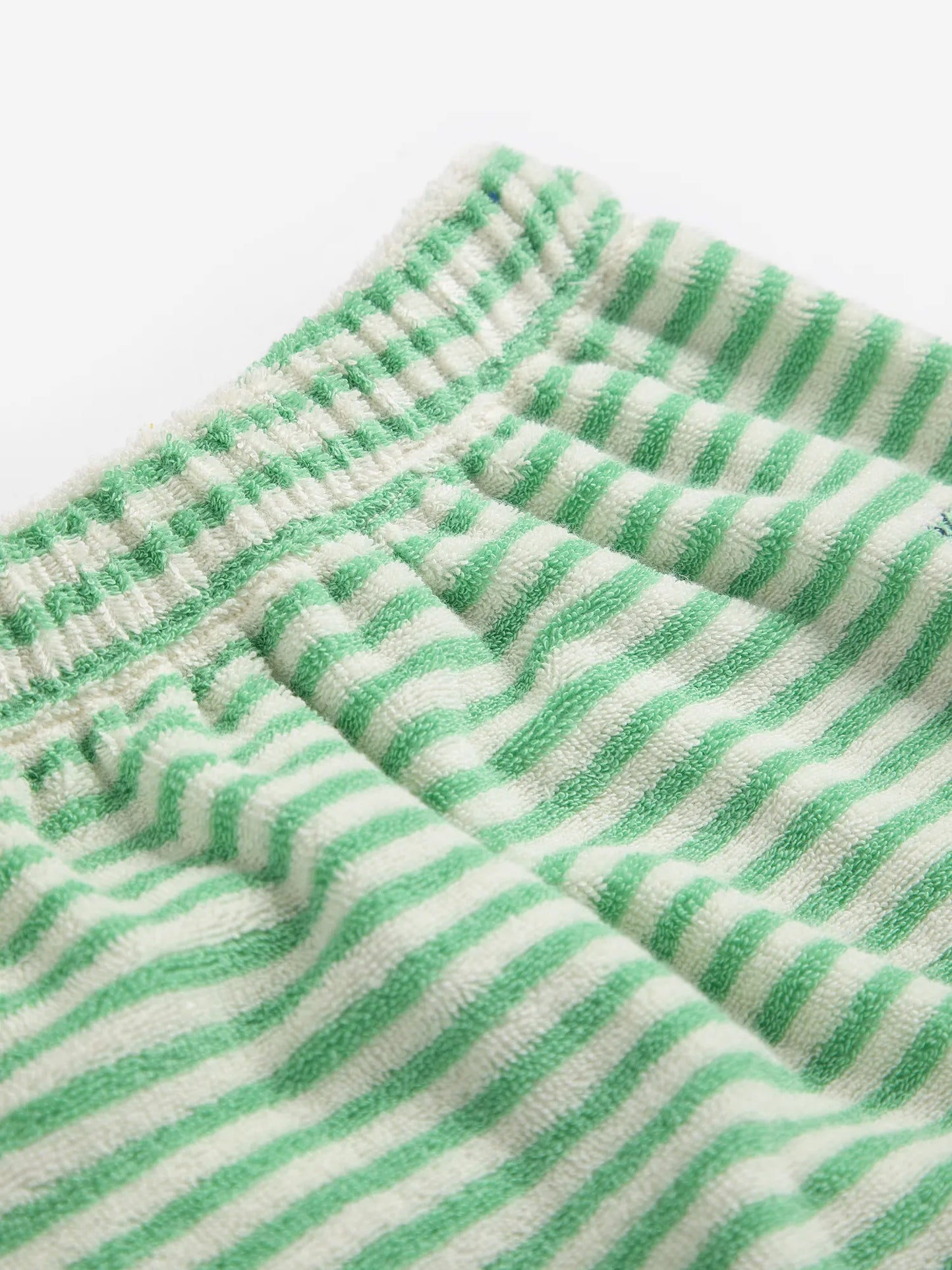 Green Stripes terry cloth harem pants