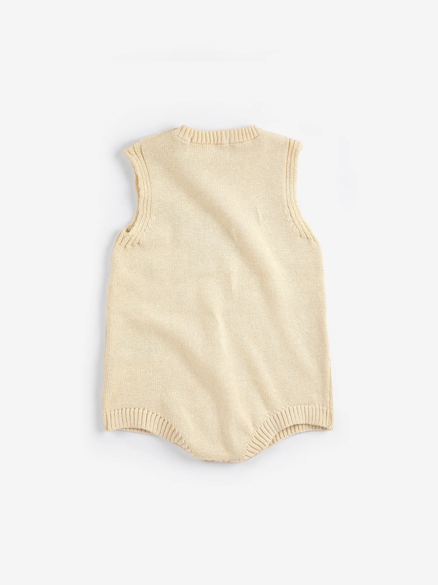 Pixel Sugar Beet knitted romper
