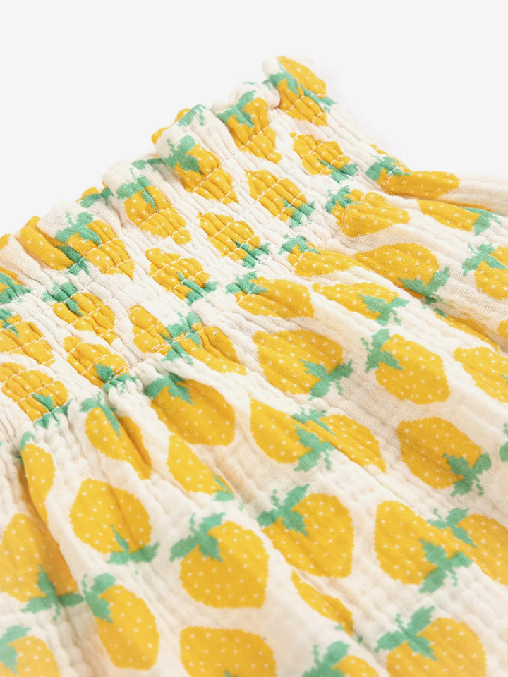 Strawberry all over woven pants