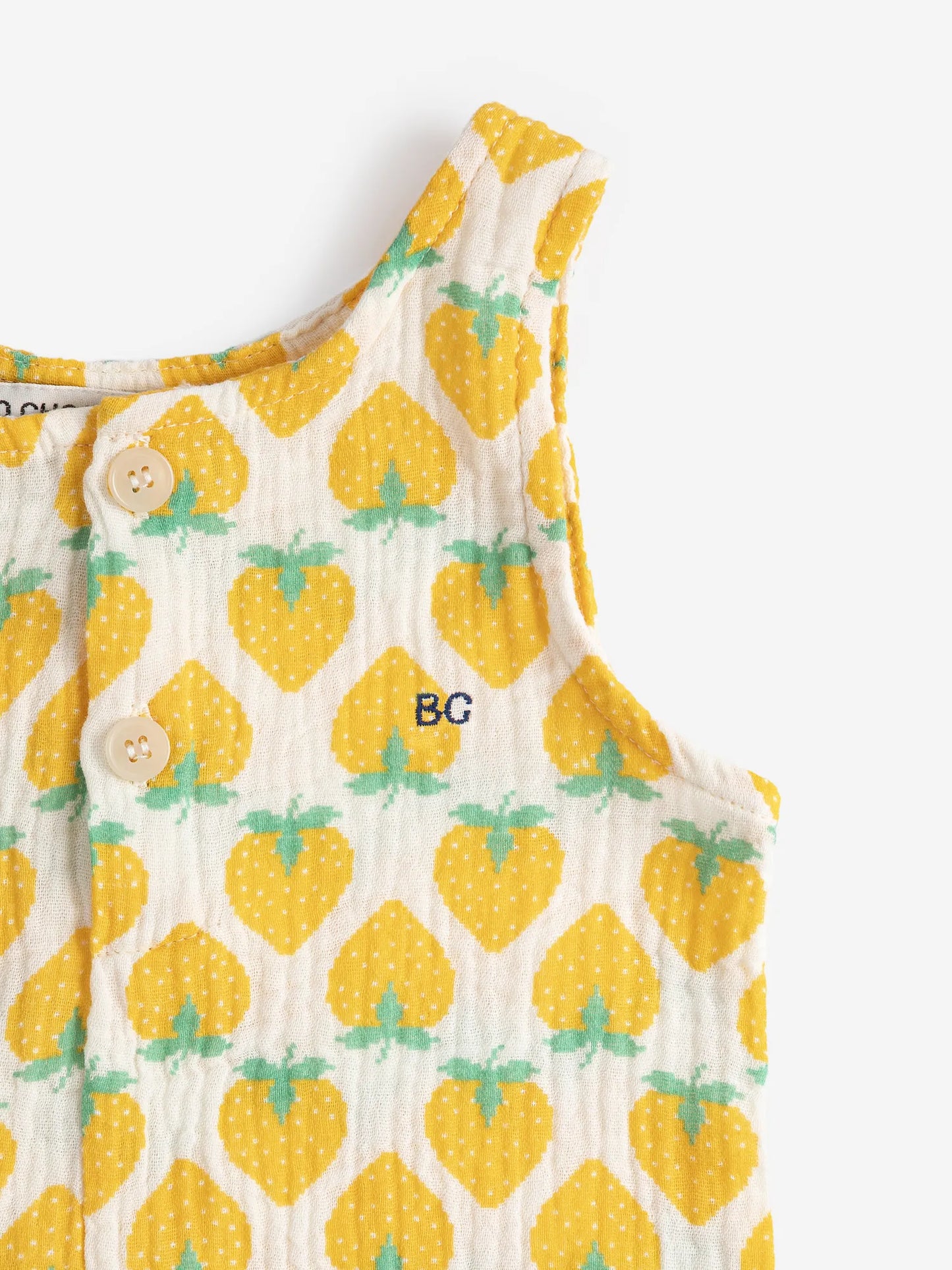 Strawberry all over woven playsuit