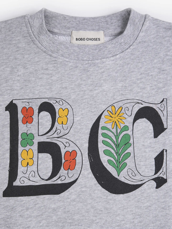 Spring Letters cropped sweatshirt