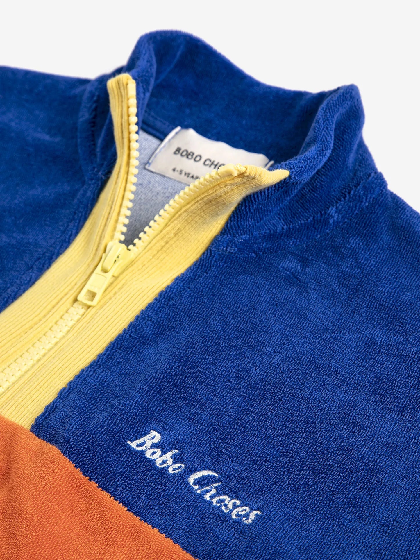 Bobo Choses color block zipped sweatshirt