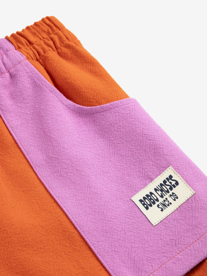 Bobo Choses color block woven shorts