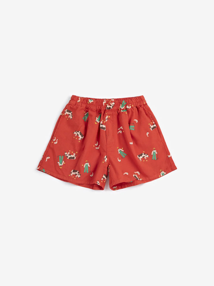 Farm Adventure all over woven shorts